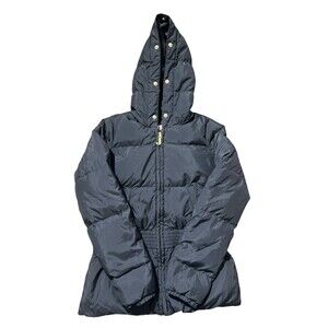 Juicy Couture Black Puffer Jacket Sz 14